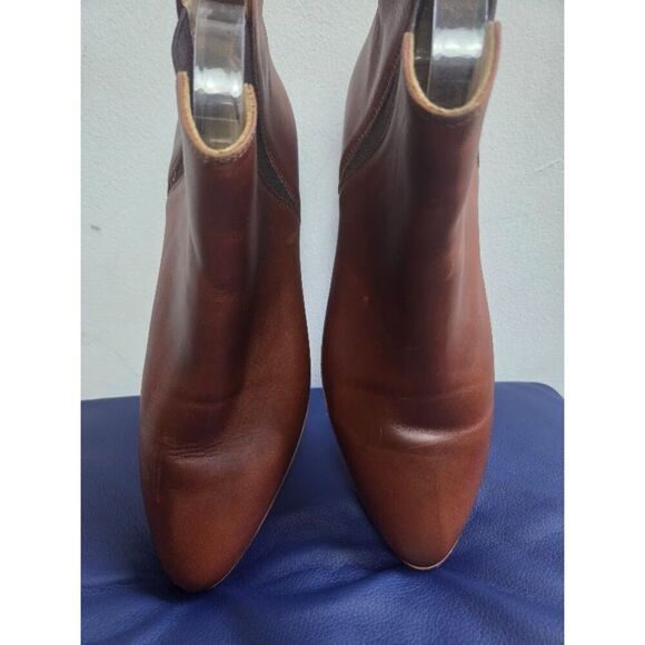 Nisolo "Eva Everyday" Brown Water Resistant Leather Pull On Chelsea Boot size 11 - Picture 6 of 12
